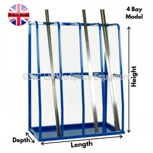 Bar Storage Rack Vertical
